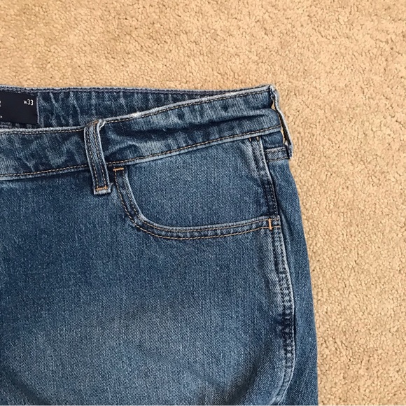 Hollister Distressed Denim Shorty Shorts Womens Size 17 Waist 33 Low Rise Frayed - Picture 8 of 11